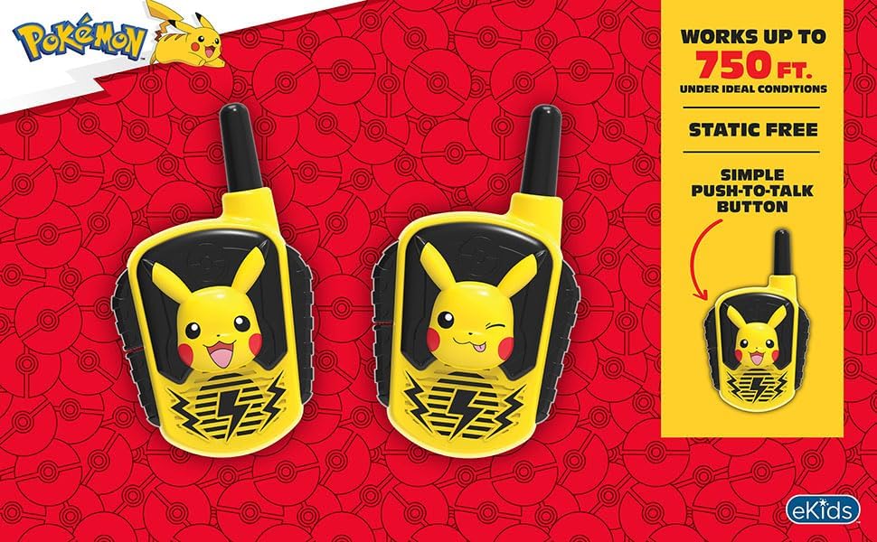 Pikachu Walkie Talkies