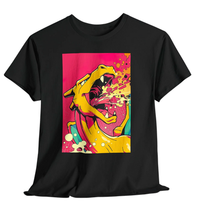Pokemon Charizard T-shirt Black
