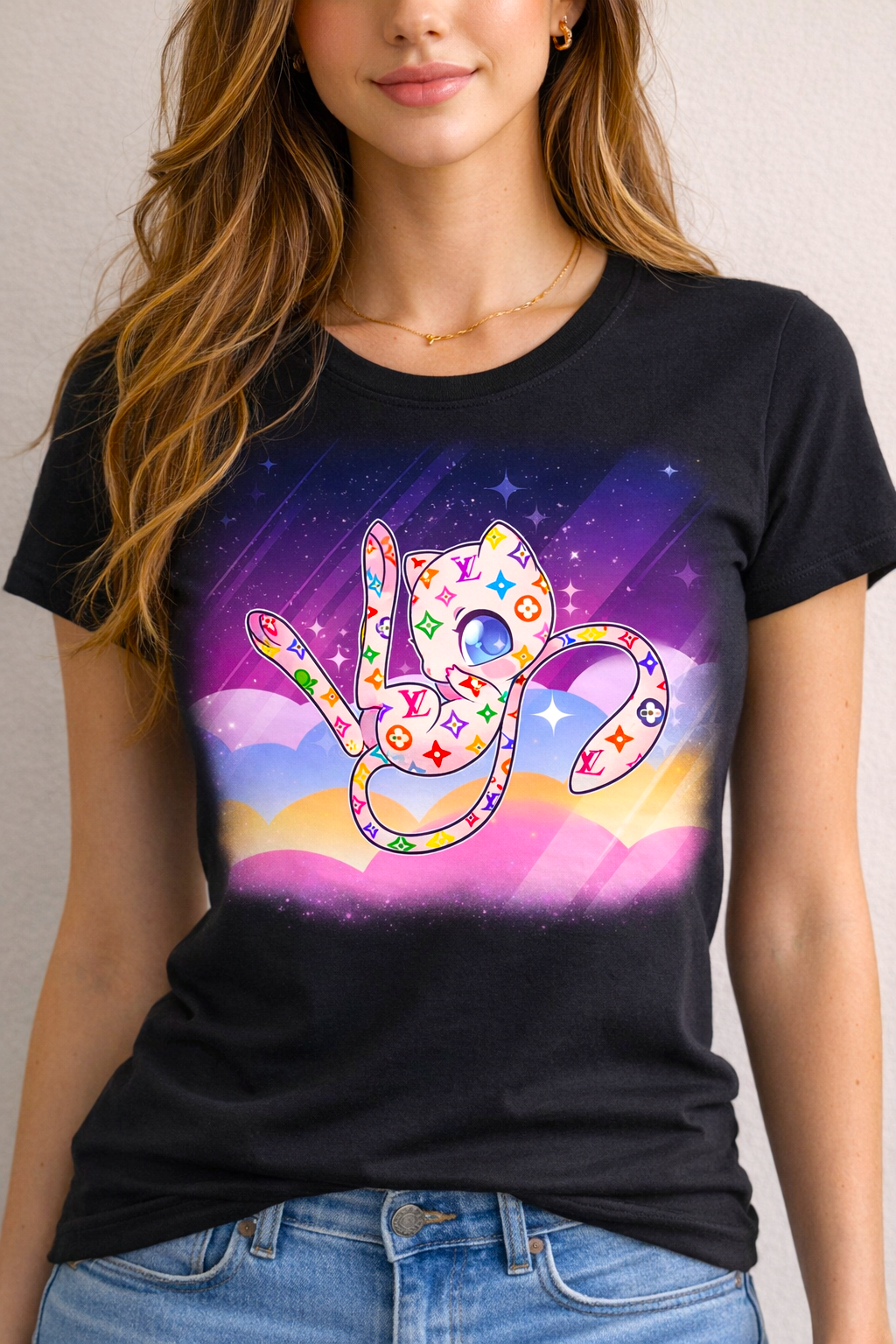 Mew Pokemon Designer shirt